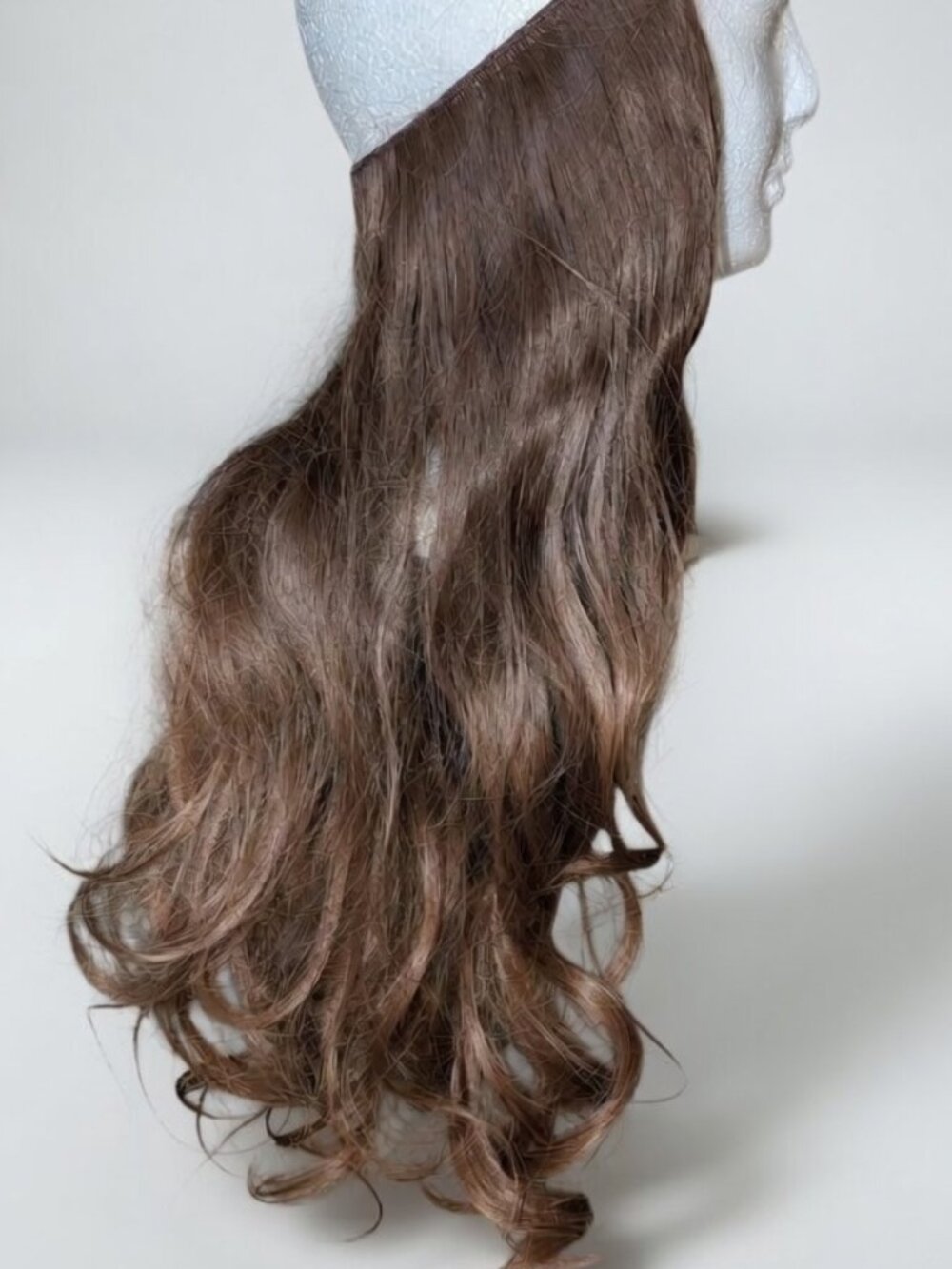 That hair 18" Halo Hair Extensions Reddish Brown 1QTT27 - Picture 3 of 11